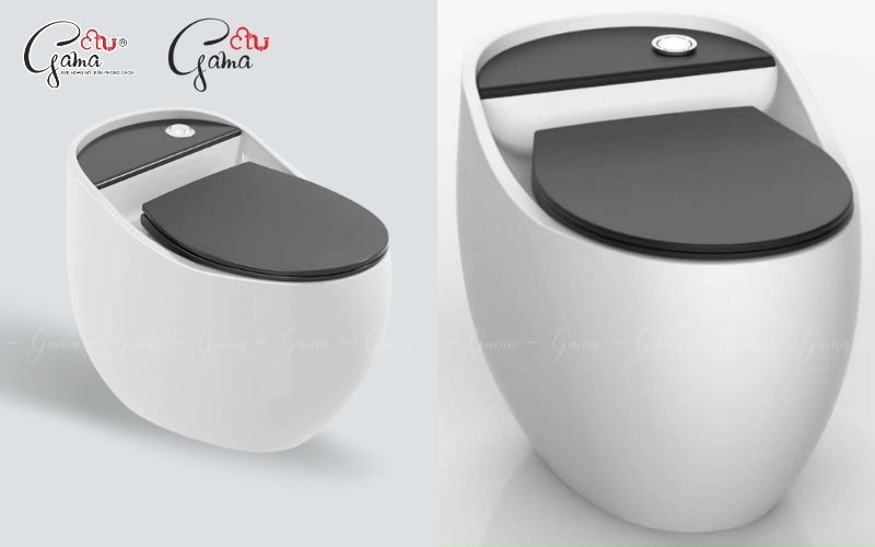 Bồn cầu GAMA nhỏ gọn thiết kế hiện đại cho nhà tắm nhỏ