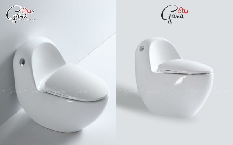 Thiết kế bồn cầu GAMA đơn giản dễ lắp đặt