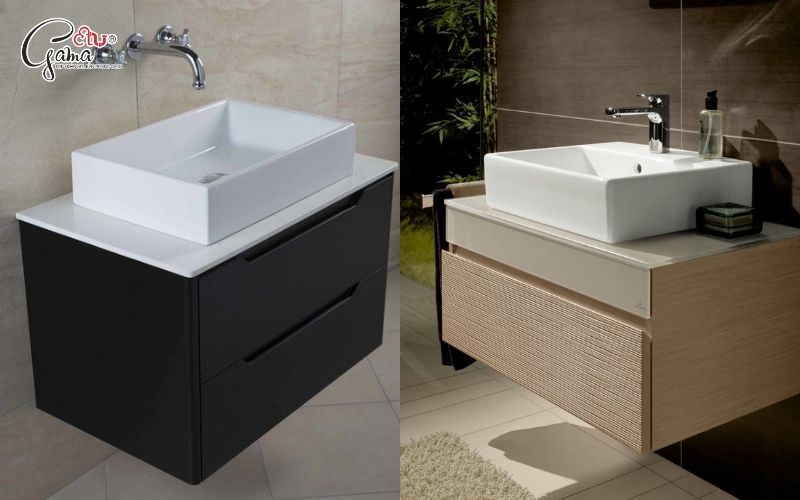 Lavabo đặt bàn tạo điểm nhấn không gian