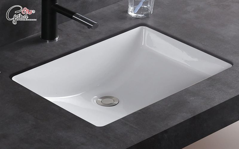 Chậu rửa mặt hiện đại âm bàn
