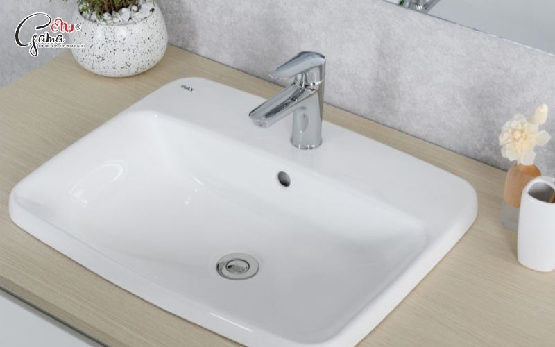 Lavabo dương vành thiết kế nổi bật cá tính