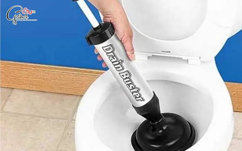 Bơm thụt thông tắc bồn cầu