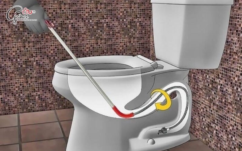 Gậy thông bồn cầu (dây lò xo)