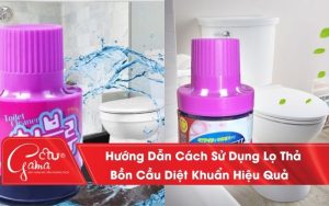 Hướng Dẫn Cách Sử Dụng Lọ Thả Bồn Cầu Diệt Khuẩn Hiệu Quả