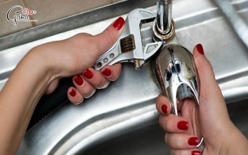 Lõi van vòi nước bị hỏng