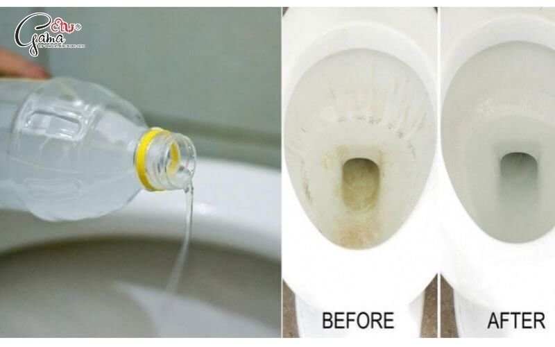Tẩy bồn cầu bằng phèn chua
