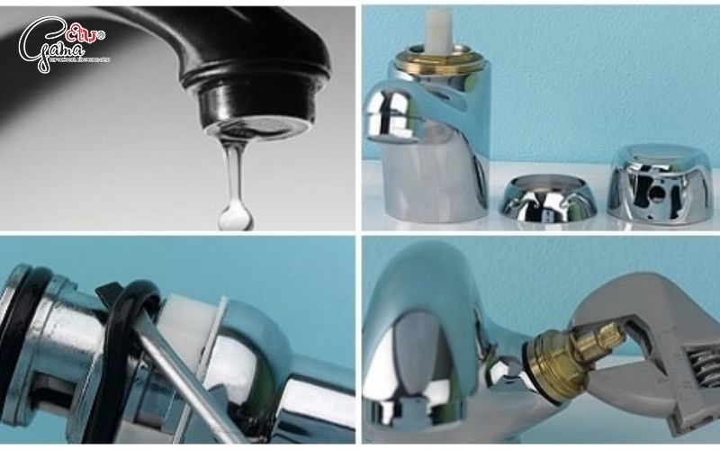 Các bước thay vòi nước bồn rửa mặt 