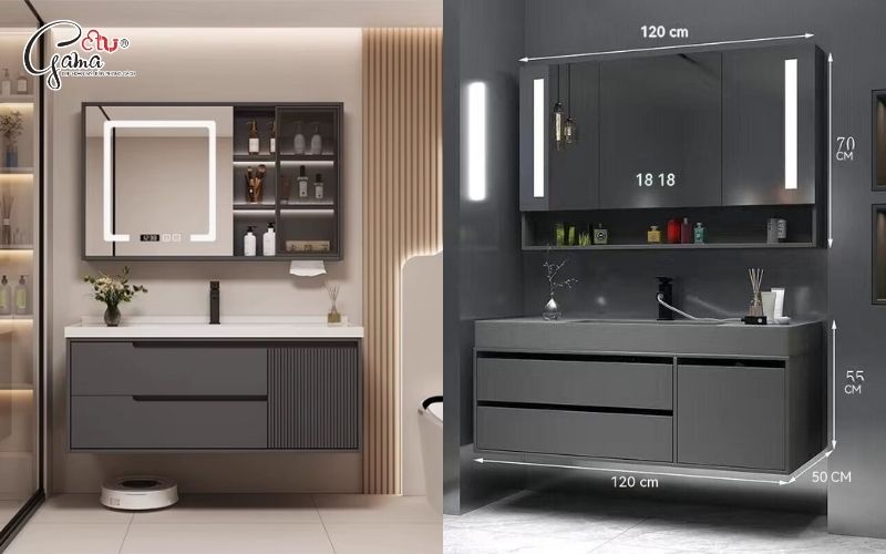 Lưu ý khi chọn tủ lavabo treo tường