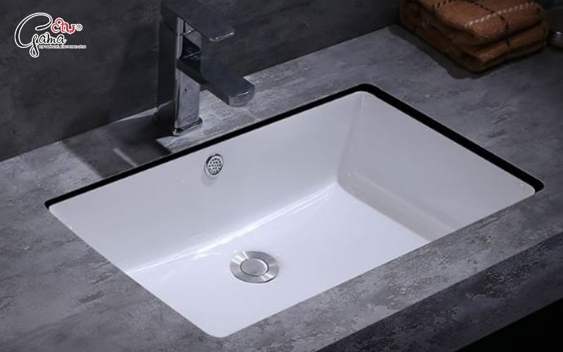 Cách lắp lavabo âm bàn