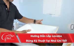 Lắp lavabo