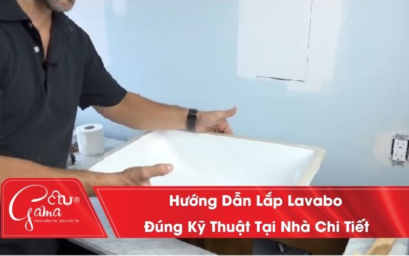 Lắp lavabo