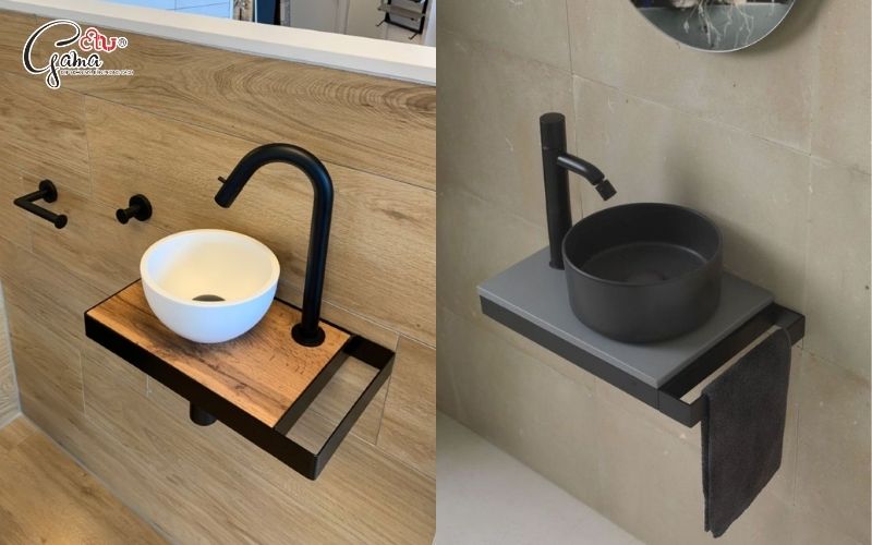 Chậu rửa mặt kích thước nhỏ tiện dụng