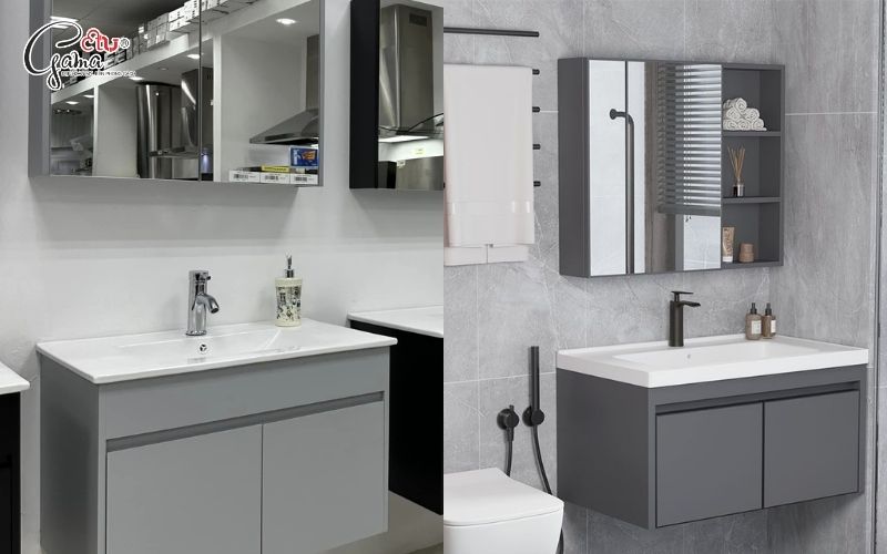 Bộ lavabo kèm tủ lưu trữ tiện dụng