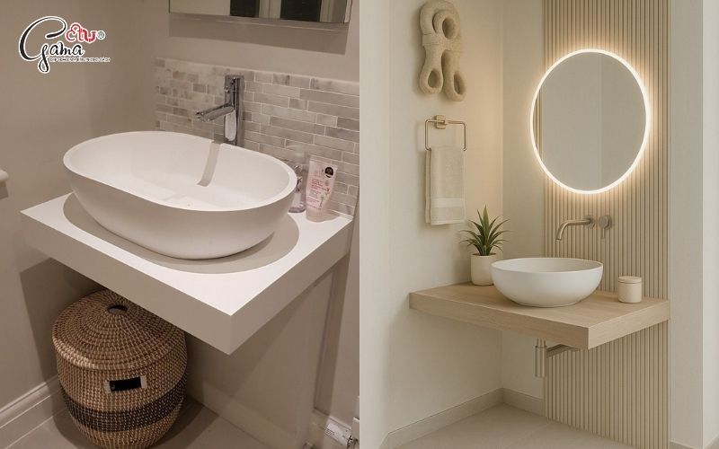 Lavabo đặt bàn thiết kế tinh tế
