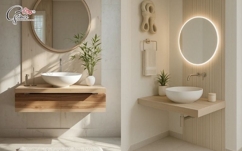 Chậu rửa mặt đặt bàn phong cách cao cấp