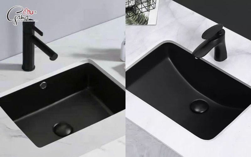 Chậu rửa âm bàn màu đen sang trọng