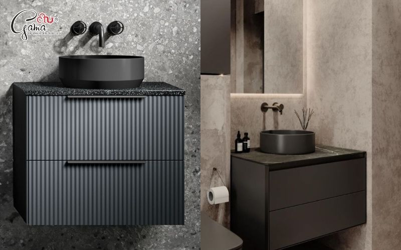 Vì sao lavabo đen được ưa chuộng hiện nay?