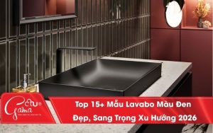 Top 15+ Mẫu Lavabo Màu Đen Đẹp Sang Trọng Cho Phòng Tắm 2026