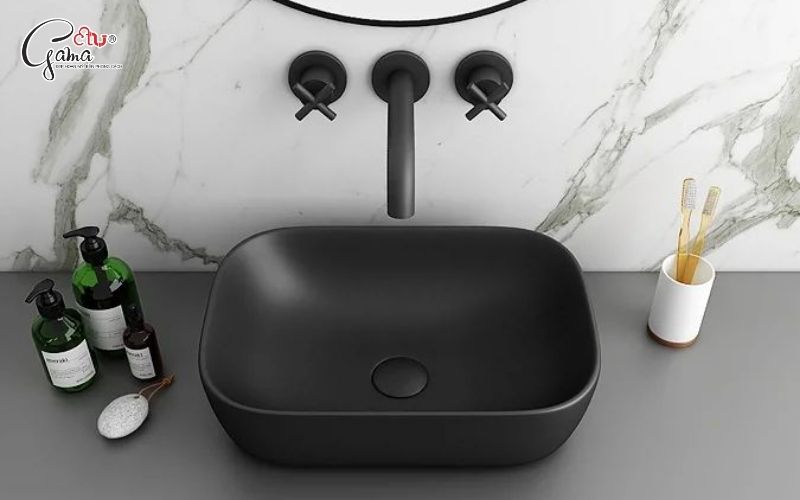 Chậu rửa đặt bàn màu đen cao cấp tinh tế