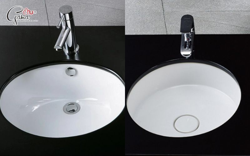 Chậu rửa âm bàn tiết kiệm diện tích