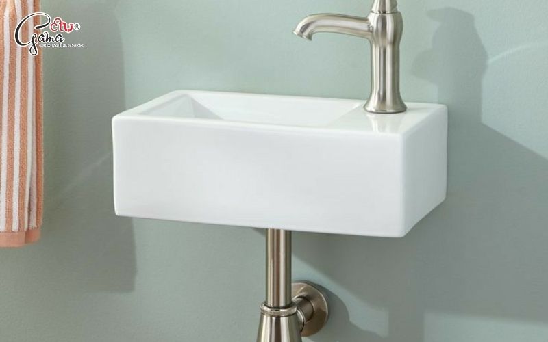 Lavabo treo tường nhỏ gọn hiện đại