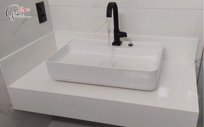 Kệ lavabo dương bàn thiết kế nổi bật