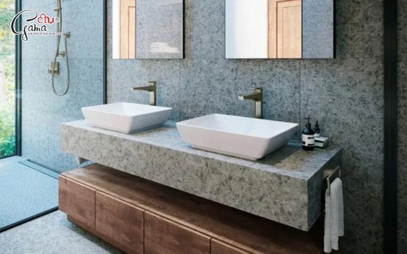 Kệ lavabo 1 tầng gọn gàng hiện đại