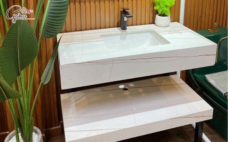 Kệ lavabo 2 tầng phù hợp gia đình