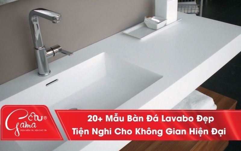 Mẫu bàn đá lavabo đẹp