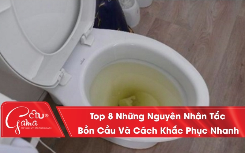 Nguyên nhân tắc bồn cầu