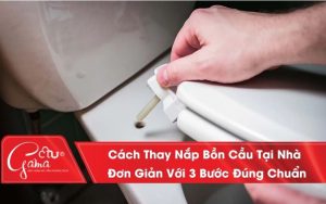Cách Thay Nắp Bồn Cầu Tại Nhà Đơn Giản Với 3 Bước Đúng Chuẩn