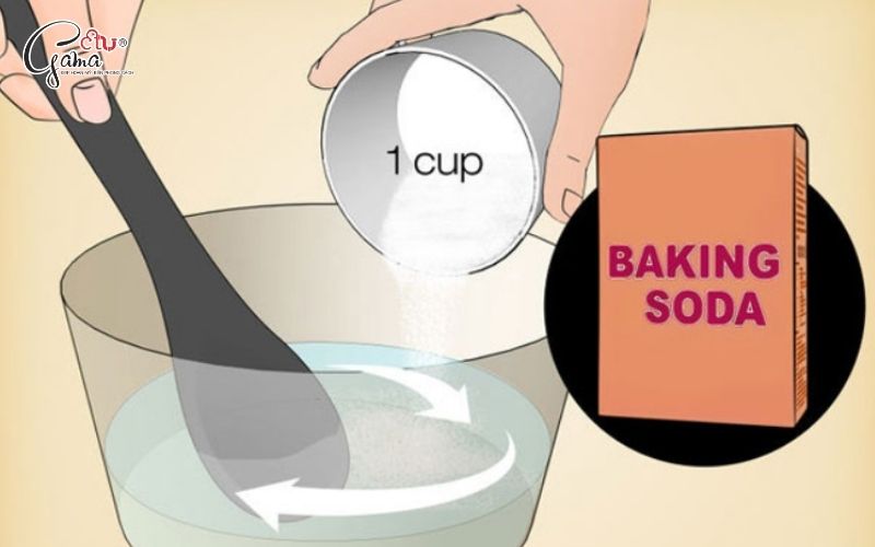 Cách thông bồn cầu nghẹt bằng baking soda, giấm và nước nóng