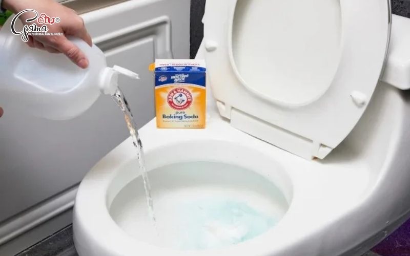 Cách thông bồn cầu bằng baking soda đơn giản