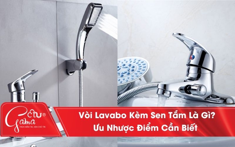 Vòi lavabo kèm sen tắm