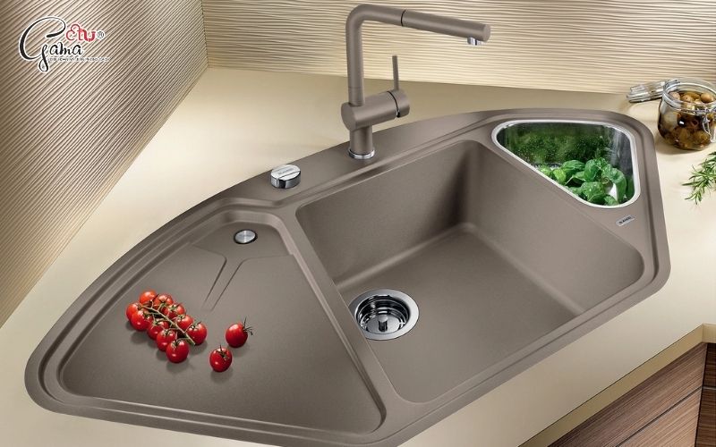 Chậu rửa bát góc